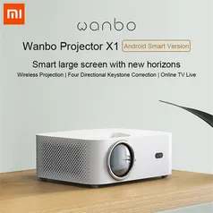 [AME = R$647] Projetor Xiaomi Wanbo X1 WiFi 1080P