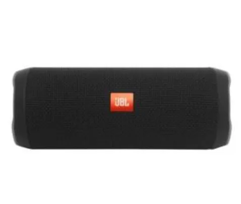 Caixa de Som Portátil JBL Flip4 16W Com Bluetooth à Prova D’água Preto - R$360,00