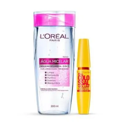 Kit Água Micelar Solução de Limpeza Facial L'Oréal Paris Expertise 5 em 1 - R$ 29,90