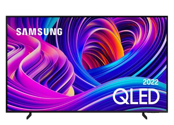 Smart TV Samsung 65" QLED 4K QN65Q60BAGXZD 2022 Tecnologia de Pontos Quânticos Som em Movimento