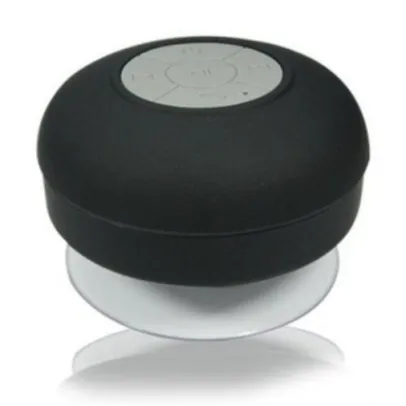 Mini Caixa Caixinha Som Portátil Bluetooth Resistente À Água Preto - R$18,50
