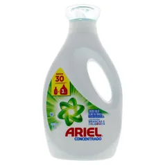 Sabão concentrado Ariel Roupas Brancas e Coloridas frasco 1.2 L | R$9