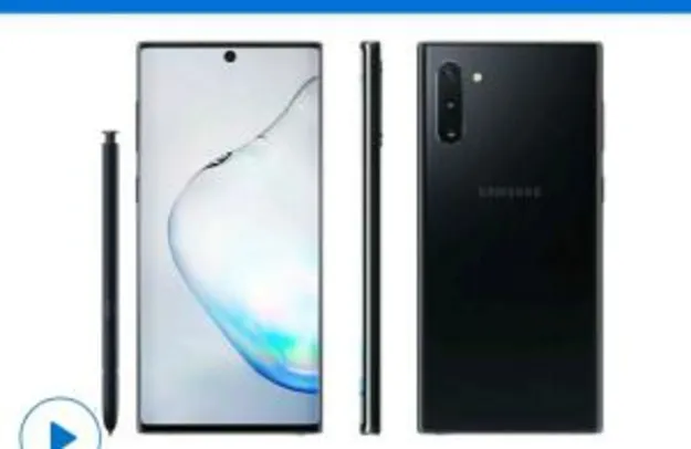 (APP) Samsung Galaxy Note 10 256gb preto 8gb de ram | R$2429