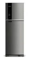 Geladeira frost free Brastemp BRM45H aço inoxidável com freezer 375L 110V | R$ 1969