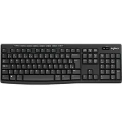 Teclado Sem Fio Logitech K270, Multimídia, Unifying, ABNT2