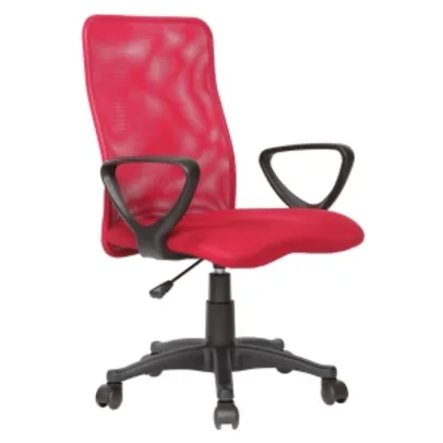 [Extra] Cadeira Home Office Basic c/ Encosto em Net Nylon e Regulagem de Altura à Gás - Preta - Importado por R$ 135