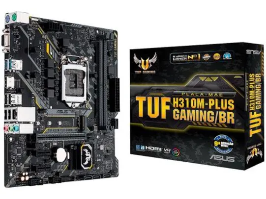 Placa Mãe Asus TUF H310M-PLUS GAMING/BR - Intel LGA 1151 DDR4 Micro ATX - Placa Mãe - Magazine Luiza