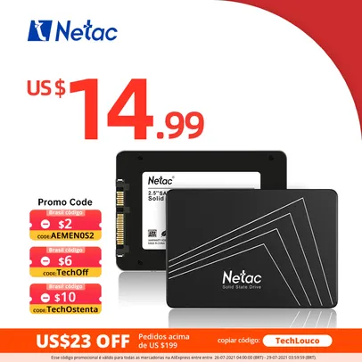 SSD NETAC 2TB | R$828