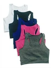 KIT 5 TOP NADADOR FEMININO SUPLEX ACADEMIA FITNESS | R$ 64