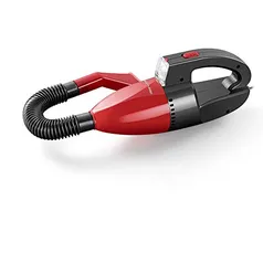 Aspirador De Pó Automotivo 1500Pa 12V 60W Funcao Solido E Liquido Com Mangueira Vermelho - Au607