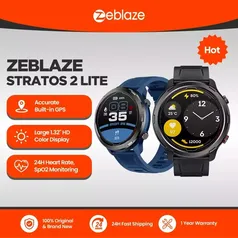 [Moedas / Taxas Inclusas ] Smartwatch com GPS Zeblaze Stratos Lite 2