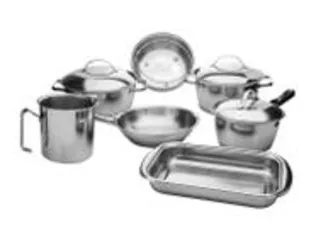 [Cliente ouro/magalupay]Jogo de Panelas Tramontina Inox Allegra 7 peças 