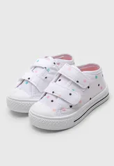 Tênis Tricae Eco & Fun Infantil Estampado Branco