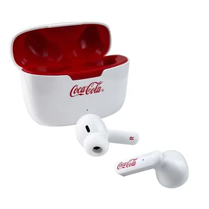 Foto do produto Flow Earbuds Coca-Cola - Fones De Ouvido Tws - Branco - Iwill