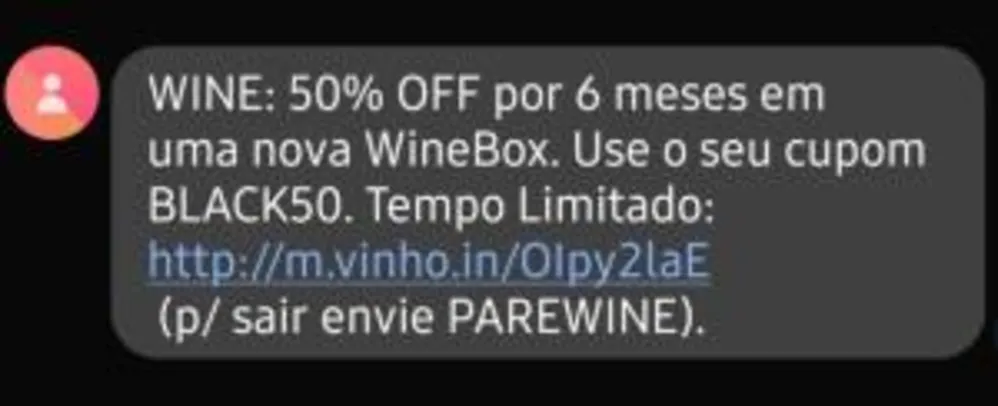 Selecionados WINE: 50% OFF por 6 meses na 2a assinatura WineBox