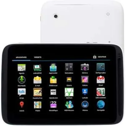 [SHOPTIME] Tablet Space BR 554831 16GB Wi-fi Tela 10" Android 4.0 Processador Intel Atom Z2460 1.6 GHz - Branco - R$405