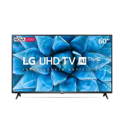 Smart TV 4K LED 60” LG 60UN7310PSA Wi-Fi Bluetooth - HDR Inteligência Artificial 3 HDMI 2 USB R$2881