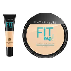 Kit Maybelline Fit Me Corretivo + Pó Compacto Translúcido - R$24,90