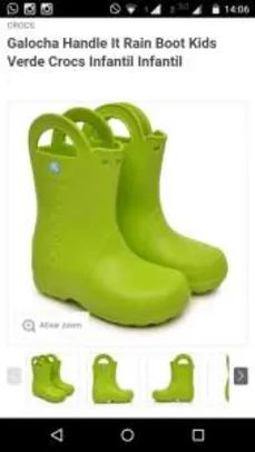 [Tricae] 3 botas Crocs - R$99,00