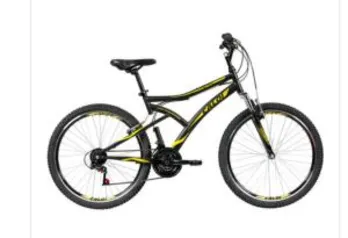 Bicicleta Caloi Aro 26 21 Marchas Andes Mountain Bike Preta