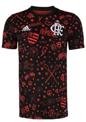 Camisa do Flamengo Pré-Jogo 22 adidas - Masculina