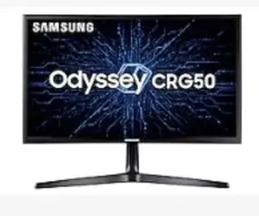 Monitor Curvo Samsung Odyssey 24", FHD, 144Hz, HDMI, DP, Freesync, Preto, Série CRG50