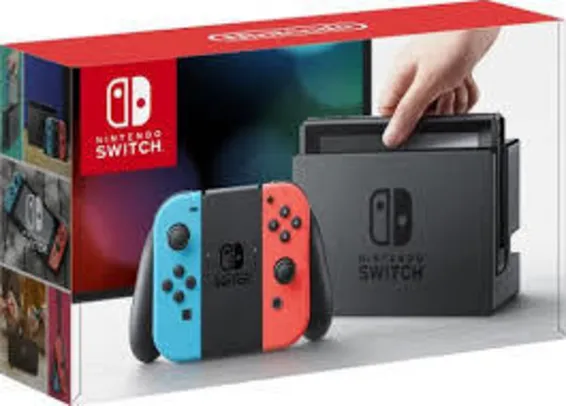 Nintendo Switch R$ 2.524,13 (50% AME) - R$ 1262,06