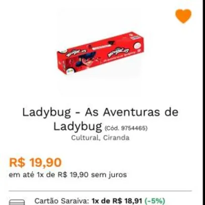 LADY BUG - LIVRO DE COLORIR LADYBUG 20$