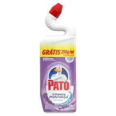 Desinfetante Uso Geral Pato Gel Lavanda Limpeza Profunda 750ml Grátis 