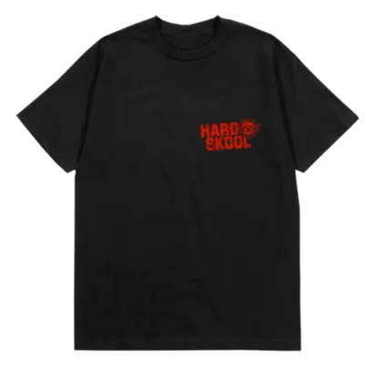 Camiseta Guns N` Roses - Hard Skool (Preta Frente e Verso)