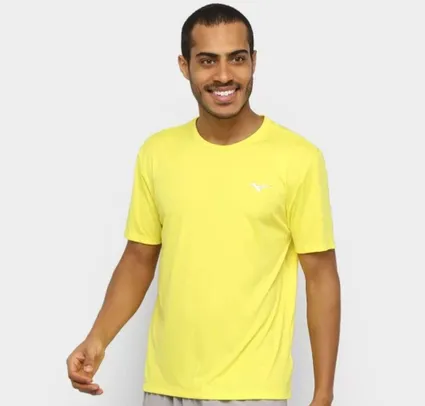 Camiseta Mizuno New Amarela - Tamanho P - Masculina | R$33