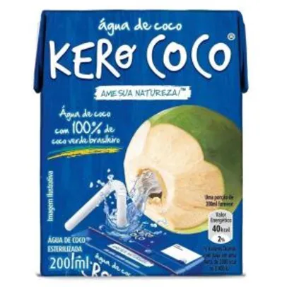 [PRIME] Água de Coco Kero Coco 200ml | R$1