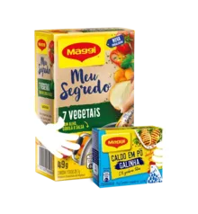 [Grátis] Maggi Meu Segredo 7 Vegetais e Caldo em Pó de Galinha | Eu Quero Nestlé