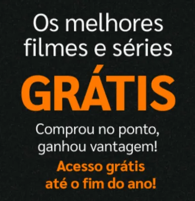 Ponto (Frio): Faça uma compra na categoria telas e ganhe SEIS MESES de Paramount+