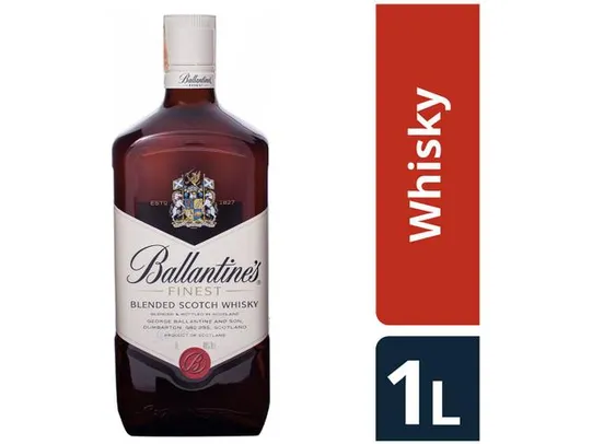 (cliente ouro) Whisky Ballantines Escocês Finest 1L | R$50