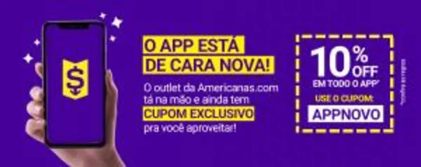 10% de desconto em todo o APP Sou Barato