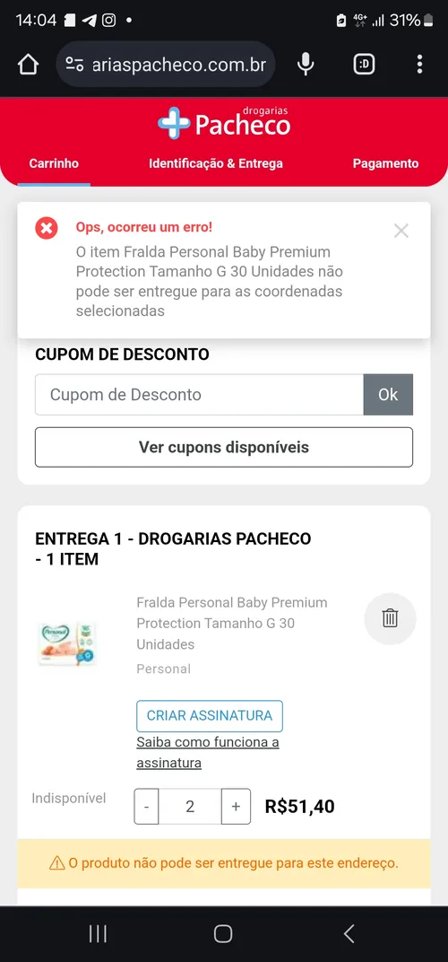 Imagen na descrição da promoção