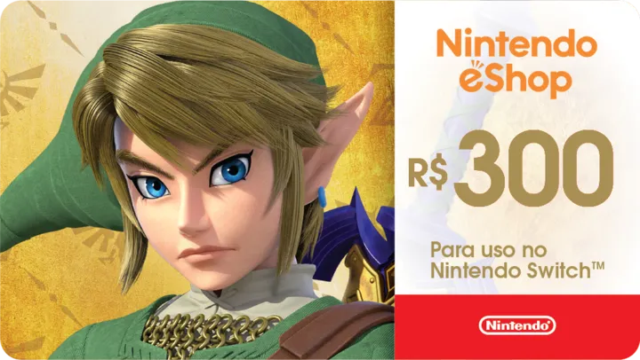 [App] Gift Card Digital Nintendo - R$300