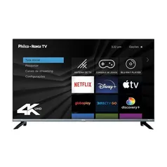 (AME R$ 1190) Smart TV Philco 43" UHD 4K - HDR10 Dolby LED