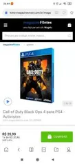 Call of Duty Black Ops 4 para PS4 - Activision R$36