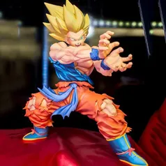 Colecionável Goku Kamehameha, personagem Dragon Ball Z com 16cm - Boneco Action figure