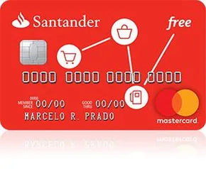 Cartão Santander Free - Sem anuidade*