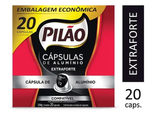 (Levando 4 Caixas) Cápsulas De Café Pilão Expresso Compatível Nespresso | R$18 cada