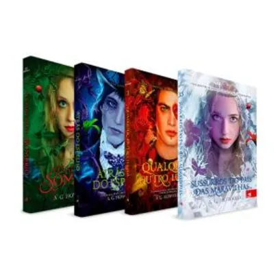 Kit Livros Saga Alice no País das Maravilhas