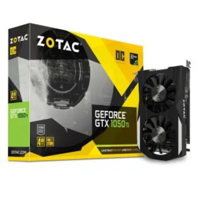 Placa de Vídeo Zotac GeForce GTX 1050 TI 4GB GDDR5 128 Bits - R$ 800