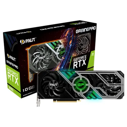 Placa De Vídeo Palit Geforce Rtx 3080 Gamingpro 10Gb Gddr6X