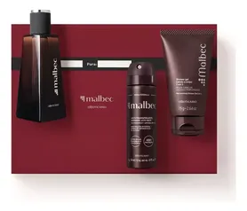 Kit Presente Malbec Masculino Boticário (3 Itens)