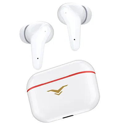 Fones de ouvido sem fio Stage Hero3 Bluetooth 5.1 com 4 microfones e som premium, 40ms de baixa latência, tamanho mini, IPX5 à prova d'água para utili