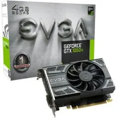 Placa de Vídeo EVGA GeForce GTX 1050 TI Gaming 4GB GDDR5 - 04G-P4-6251-KR