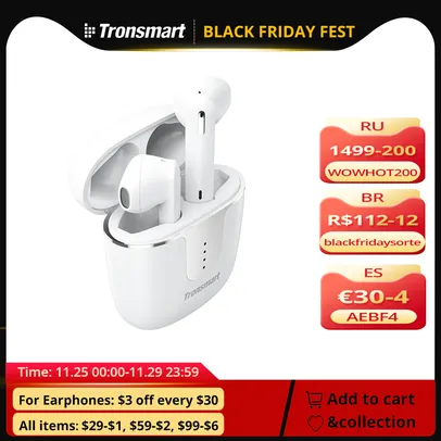 Fones de Ouvido Tronsmart Onyx Ace (Sem fio) 